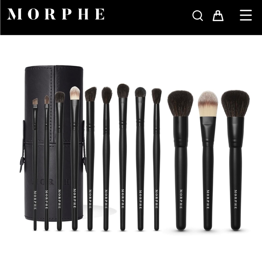 Brand New Never Used Morphe 12-piece Makeup Brush Set